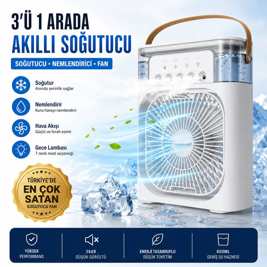 Buz Hazneli Nemlendirici Vantilatör